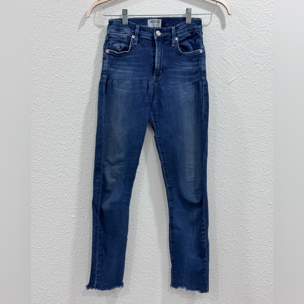 AGOLDE Sophie High Rise Skinny Crop Jeans 25